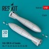 RESKIT RS48-0569 FAB-500 M-62 bombs (2 pcs) (Su-17, Su-22, Su-24, Su-25, Su-30) (3D Printed) (1/48)